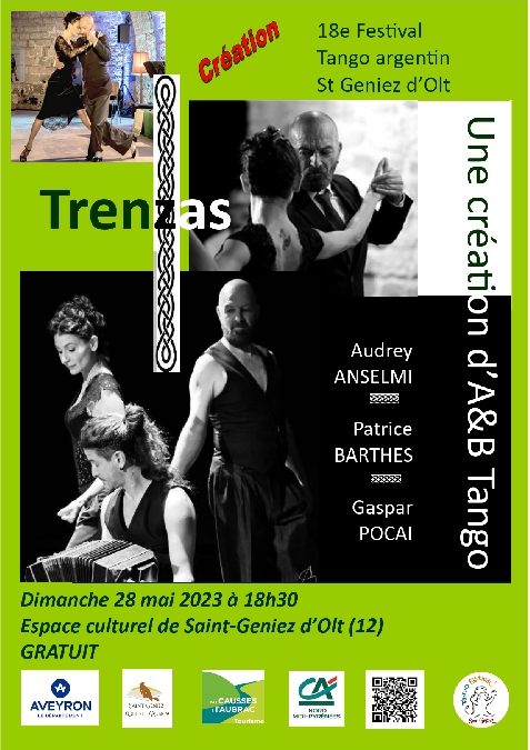 Festival Tango Argentin à St Geniez d'Olt : spectacle tango contemporain
