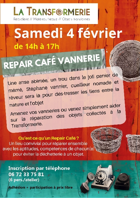 Atelier Repair Café Vannerie