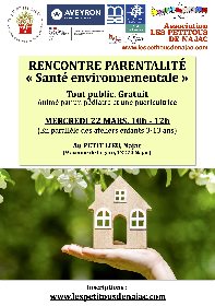 Atelier parentalité « LA SANTÉ ENVIRONNEMENTALE »