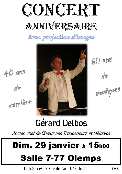 Concert Gérard Delbos