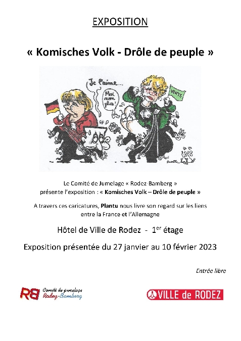Exposition : Drôle de peuple - Komisches Volk