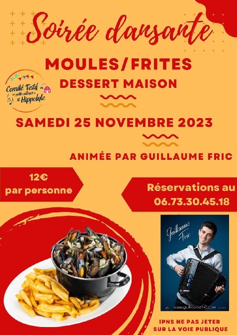 Soirée dansante Moules-Frites