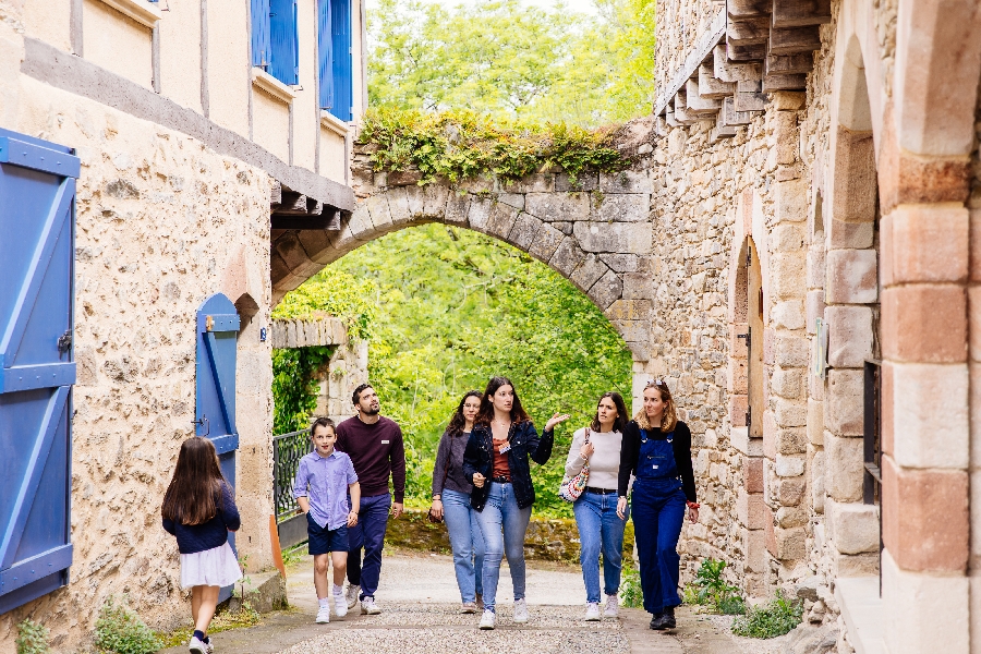 Visite sensorielle de Najac