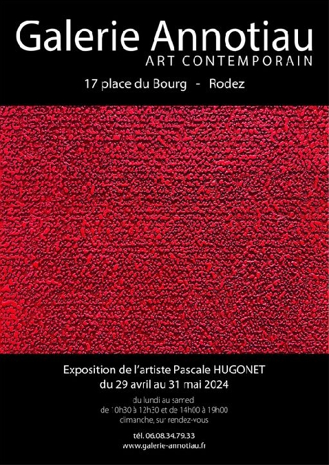 Exposition de Pascale HUGONET à la galerie Annotiau