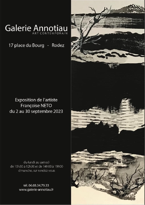 Exposition de Françoise Neto à la galerie Annotiau
