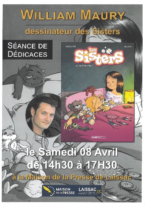Rencontre dédicace avec William MAURY créateur de la BD 