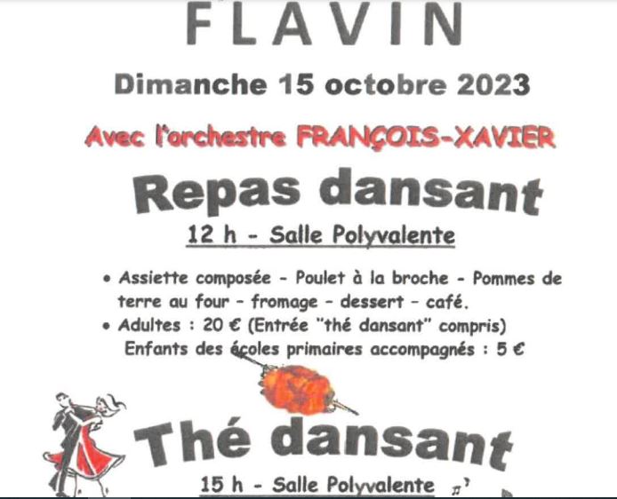 REPAS DANSANT