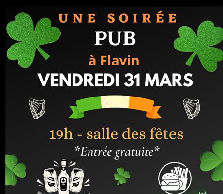 Soirée PUB IRLANDAIS