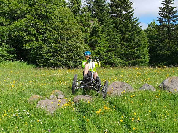 Randonnée en VTT 4 roues (Quadbike)  France Occitanie Aveyron Prades-d'Aubrac 12470