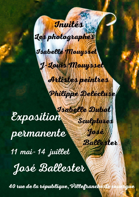 Exposition José Ballester Du 11 mai au 14 juil 2024