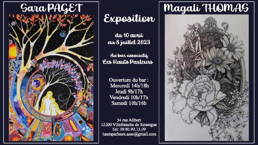 Exposition de Sara PAGET & Magali THOMAS - Les Hauts Parleurs
