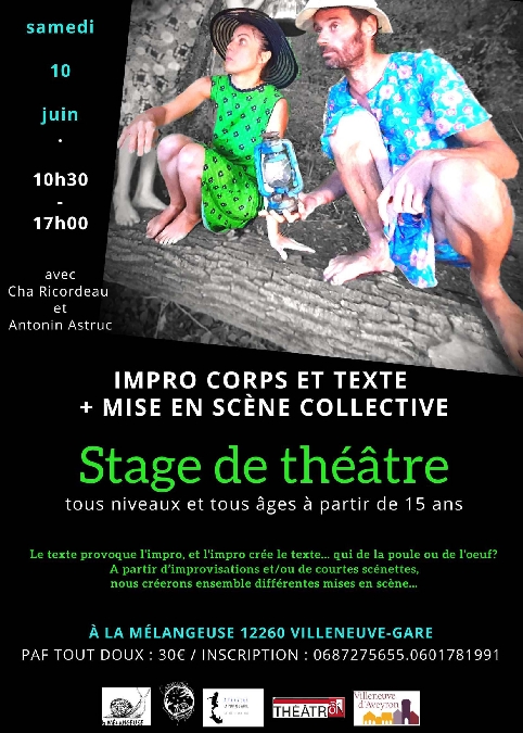 Stage de théâtre à la Mélangeuse