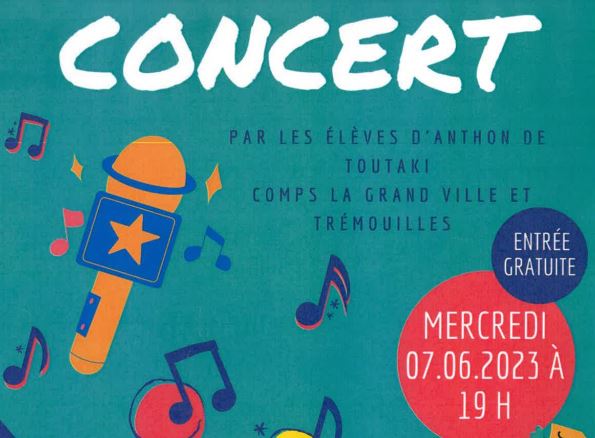 CONCERT des éleves de l'école de musique