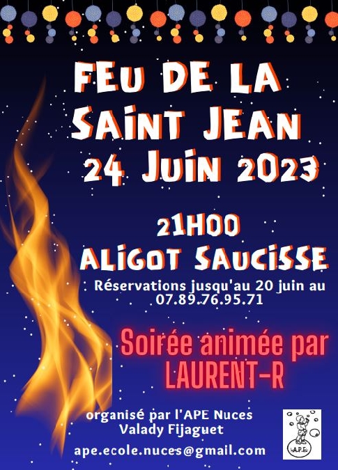 Fête de la St Jean à Nuces