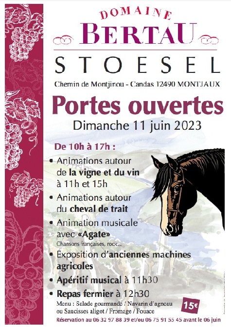Portes ouvertes du Domaine Bertau