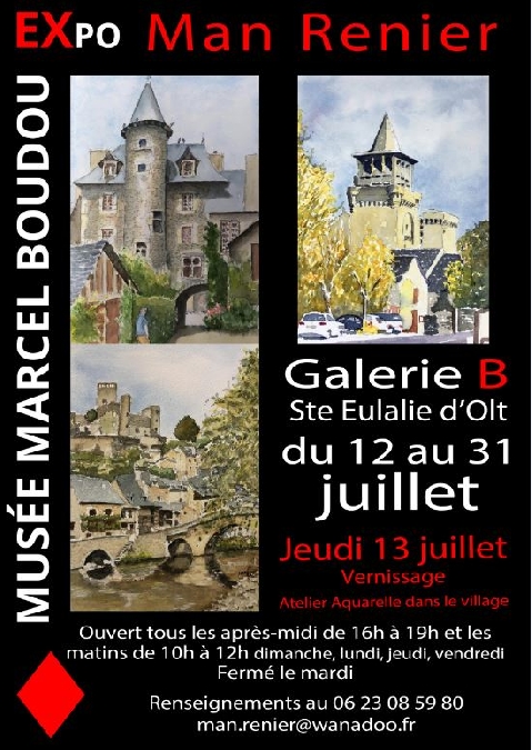 Exposition de Man Renier au Musée Marcel Boudou