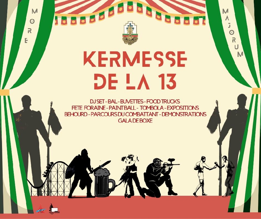 Kermesse de la 13e Demi-brigade de Légion étrangère Du 9 au 11 juin 2023