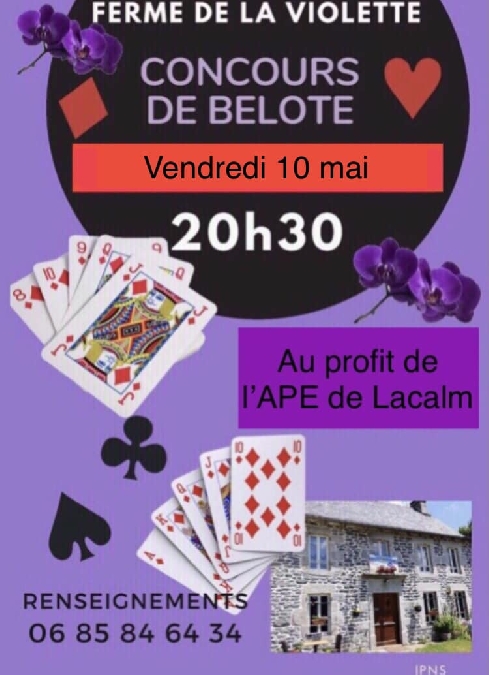 Concours de belote à La Violette null France null null null null