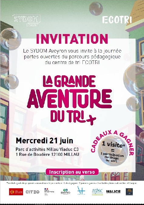 Journées portes ouvertes centre de tri de Millau