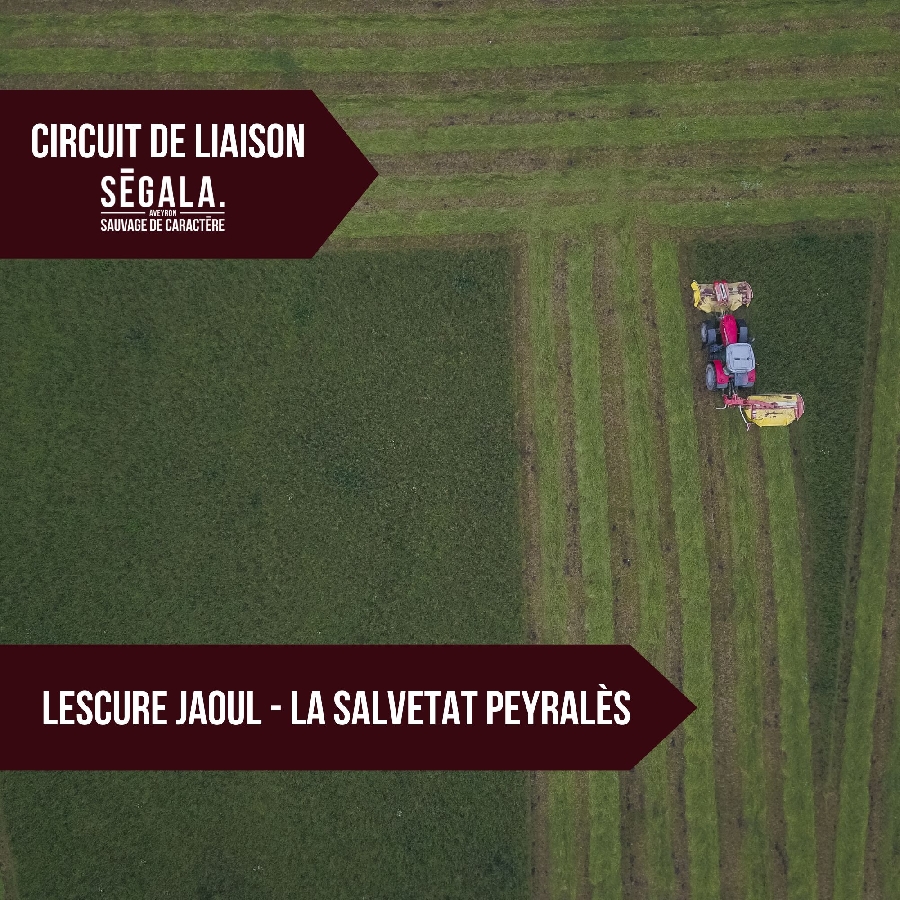 circuit de liaison VTT VAE - Lescure Jaoul / La Salvetat Peyralès