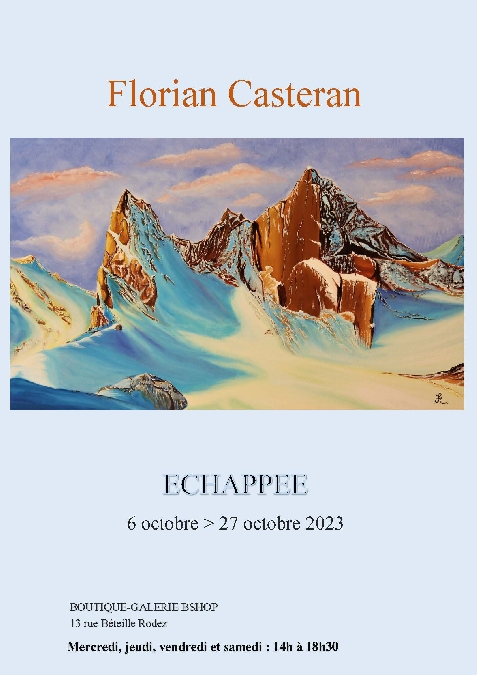 Exposition ECHAPPEE de Florian Casteran chez Bshop
