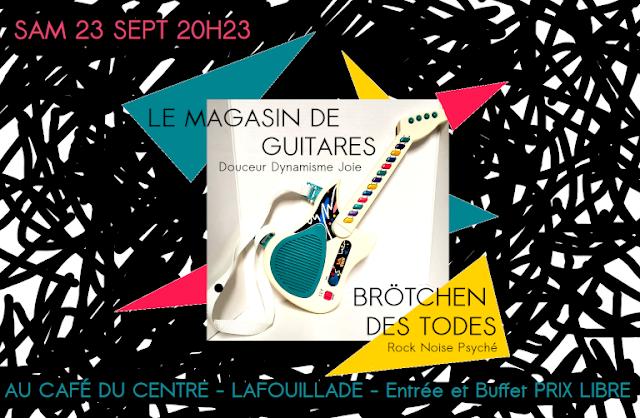 Concert Brötchen des Todes + Le Magasin de Guitares au Café du Centre