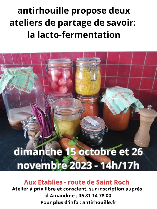 Ateliers lacto-fermentation