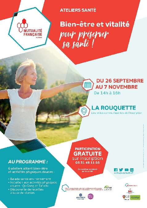 6 ateliers bien-être et vitalité