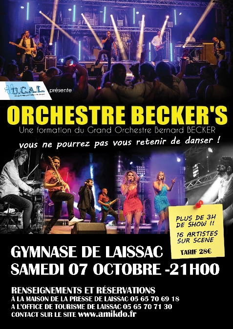Grand concert avec l'orchestre Becker's à Laissac