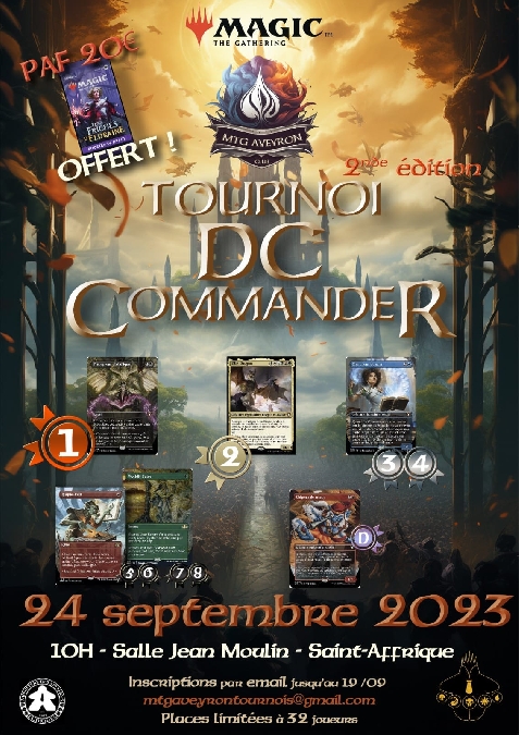 2ème Edition : Tournoi DC COMMANDER