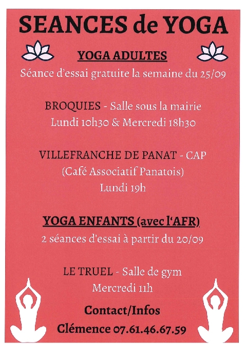 Séances de Yoga enfant - Le Truel