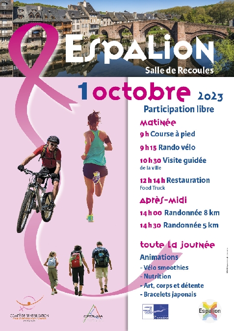 Octobre rose - Course à pied, randonnée et animations