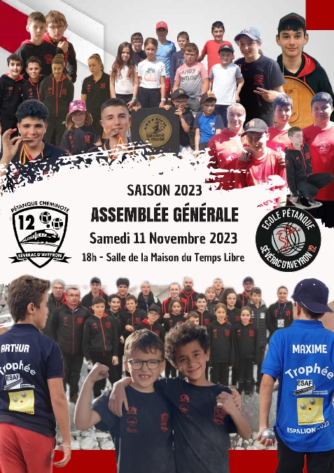 Assemblée générale de la Pétanque Cheminote à Sévérac-le-Château