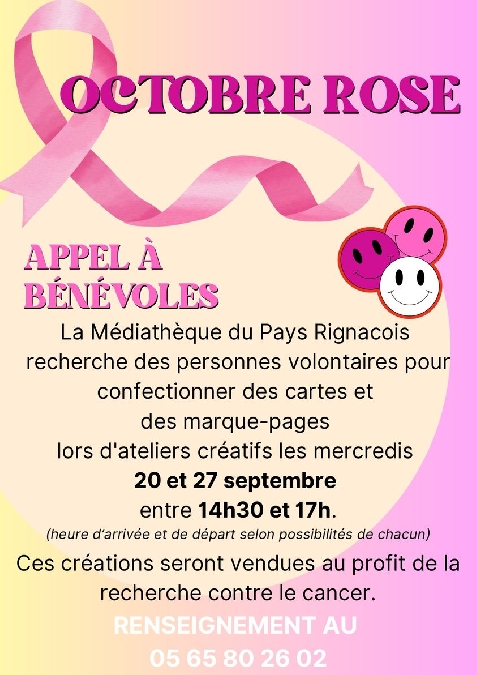 Octobre rose à la médiathèque