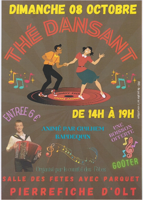 Thé dansant à Pierrefiche d'Olt