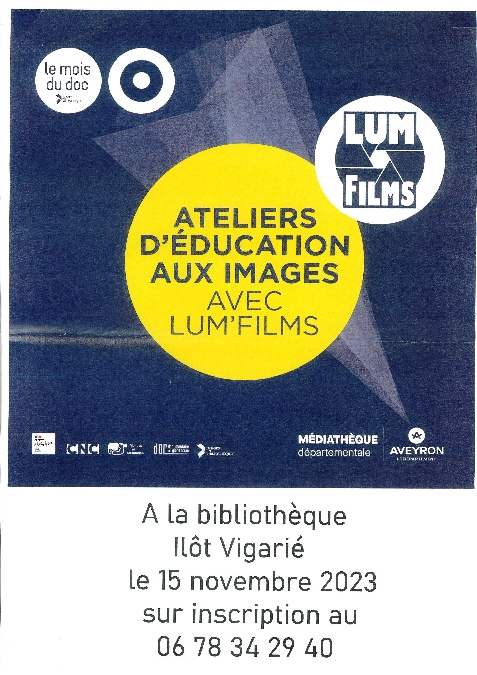 Ateliers d'éducation aux images à Laissac
