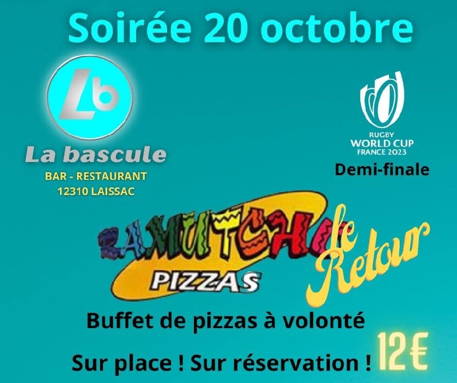 Soirée pizzas au restaurant la Bascule à Laissac