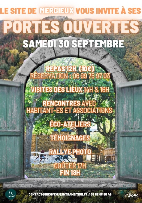 Le Hameau de Mergieux vous invite à ses PORTES OUVERTES