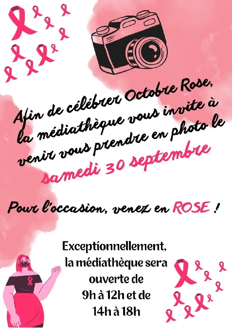 Célébrez Octobre Rose à la Médiathèque de Saint-Laurent d'Olt