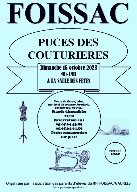 Puces des Couturières de Foissac
