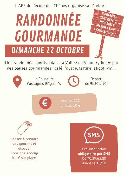Randonnée Gourmande