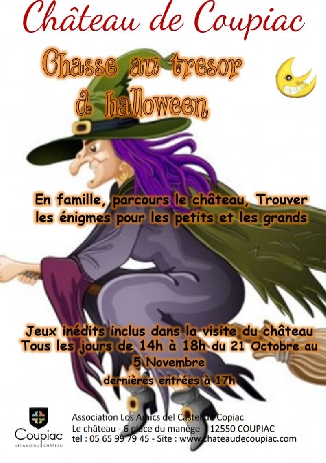 Château de Coupiac : Chasse au trésor a Halloween