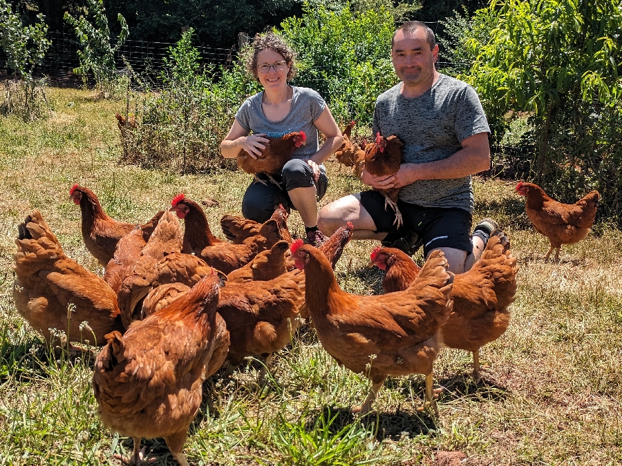 Visite à la ferme Chez Sylvie et Jean-Louis