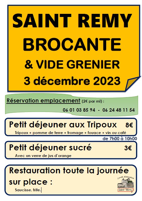 Brocante et vide-grenier
