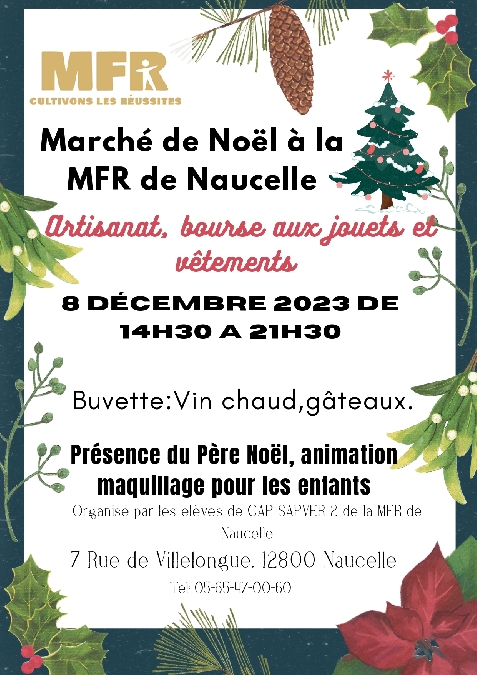 Marché de Noël à la MFR