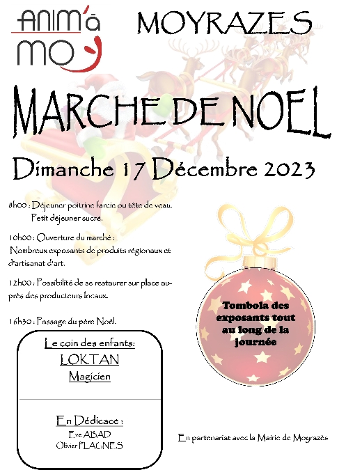 Marché de Noël à Moyrazès