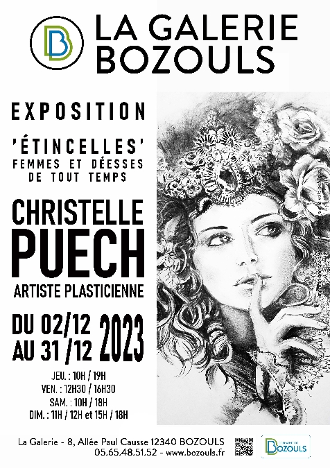 Exposition « Étincelles – Femmes et Déesses de tout temps » de Christelle PUECH