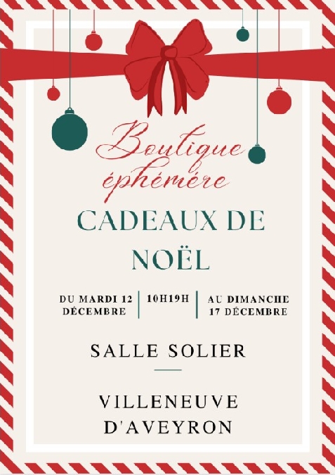 Boutique éphémère 