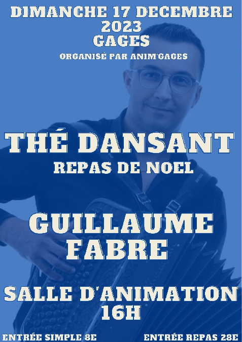 Thé dansant et repas de Noël