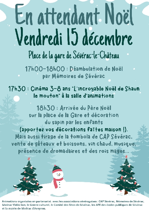 En attendant Noël à Sévérac d'Aveyron - Soirée de Noël